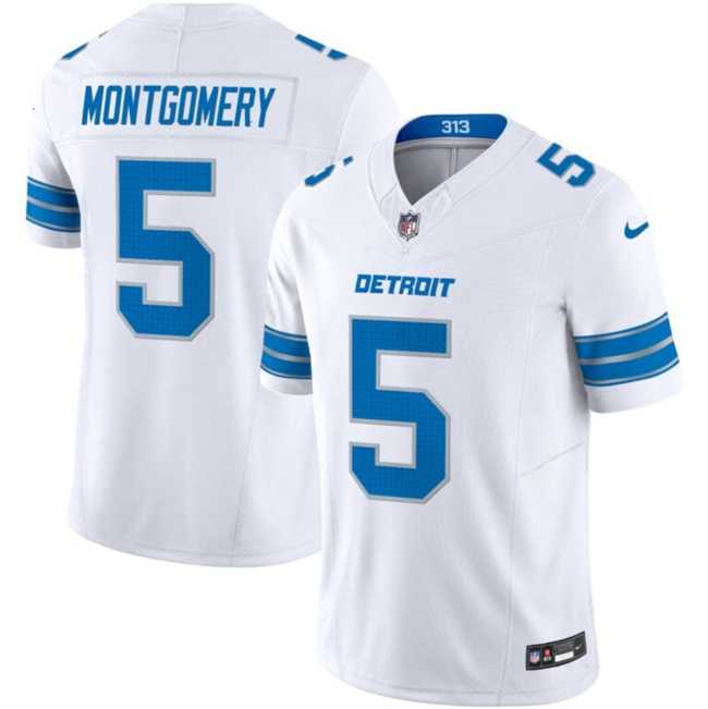 Men & Women & Youth Detroit Lions #5 David Montgomery White 2024 F.U.S.E. Vapor Limited Stitched Jersey,We sell and wholesale Men & Women & Youth Detroit Lions #5 David Montgomery White 2024 F.U.S.E. Vapor Limited Stitched Jersey on line form chian!